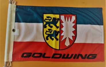 Schleswig-Holstein mit Wappen & Schrift Goldwing, 40 x 26 cm. passend für 678-016B & 678-016 - Kopie